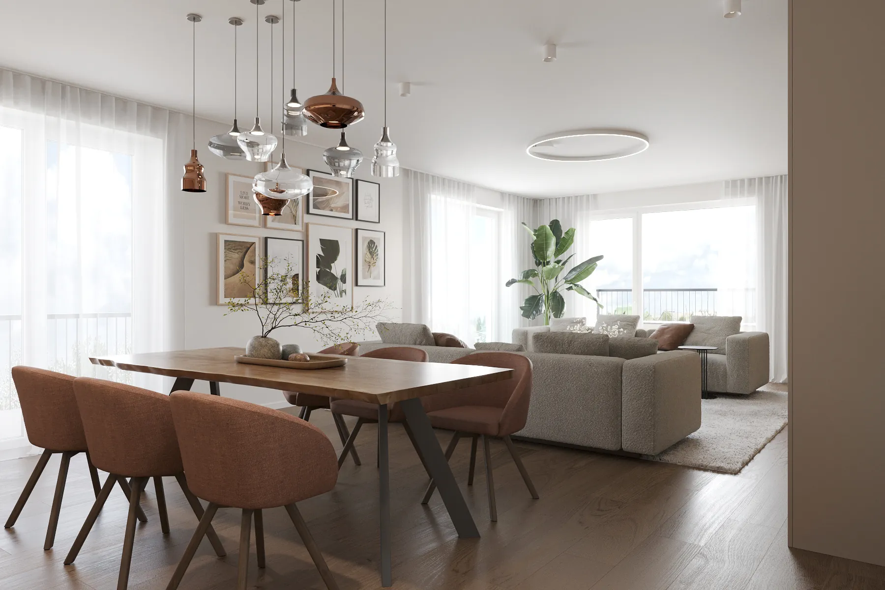 Byt č. 3 · RD7 vizualizace 2